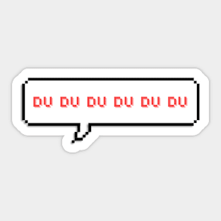 Du Du Du Du Du Du - Gods Menu - Stray Kids Sticker